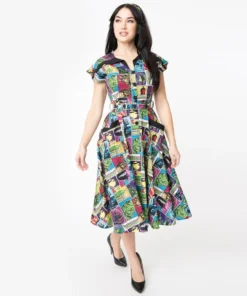 Unique Vintage X Universal Monsters Hedda Monsterror Dress