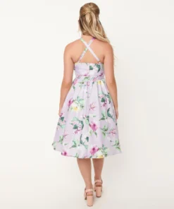 Unique Vintage Floral Lombard Dress