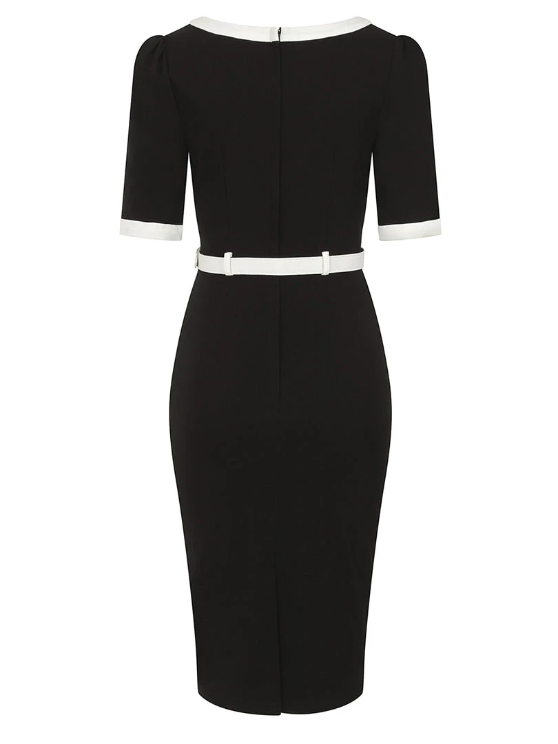 Collectif Sadie 50s Pencil Dress 5 Collectif Sadie 50s Pencil Dress