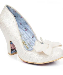 Irregular Choice Nick Of Time Shoes - White