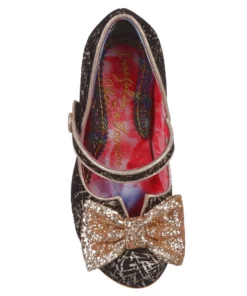 Irregular Choice Fancy That Shoes - Blk/Gold