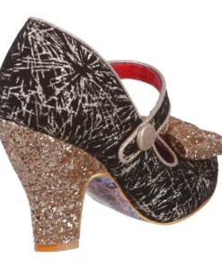 Irregular Choice Fancy That Shoes - Blk/Gold