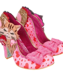 Irregular Choice Smitten Kitten Shoes - Pink