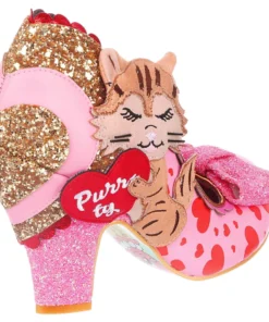 Irregular Choice Smitten Kitten Shoes - Pink