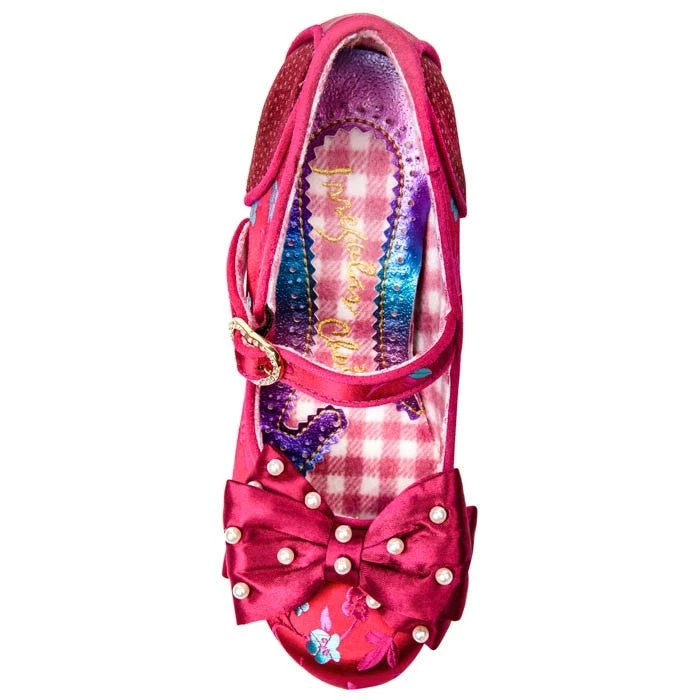 Irregular Choice Snow Drop Shoes - Red/Burgundy 6 Irregular Choice Snow Drop Shoes - Red/Burgundy