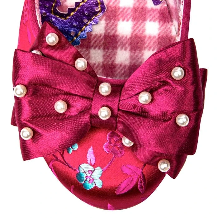 Irregular Choice Snow Drop Shoes - Red/Burgundy 7 Irregular Choice Snow Drop Shoes - Red/Burgundy