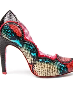 Irregular Choice Dare You Shoes - Black/Red