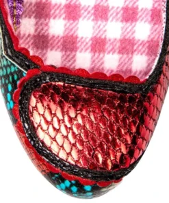 Irregular Choice Dare You Shoes - Black/Red