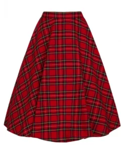 Hell Bunny Irvine Tartan Swing Skirt