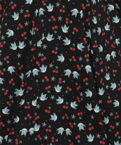 Collectif Meg Swallows & Cherries Swing Dress