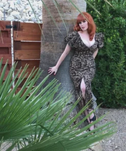 Rebel Love Clothing Rebel Love Wild Winona Puff Sleeve Pencil Dress