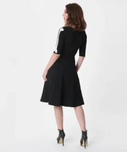 Unique Vintage Black Skeleton Bones Graves Swing Dress 13 Unique Vintage Black Skeleton Bones Graves Swing Dress