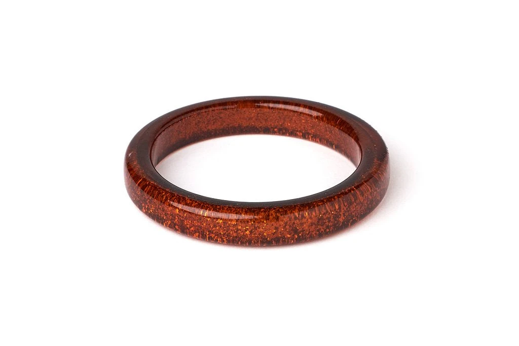 Splendette Bronze Glitter Bangle 3 Splendette Bronze Glitter Bangle