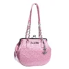Lux De Ville Ahoy Kiss Lock Bag - Bashful Blush Sparkle
