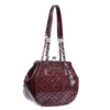 Lux De Ville Ahoy Kiss Lock Bag - Burgundy Crinkle Patent 1 Lux De Ville Ahoy Kiss Lock Bag - Burgundy Crinkle Patent