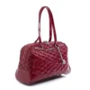 Lux De Ville Temptress Tote Medium - Red Crinkle Patent 1 Lux De Ville Temptress Tote Medium - Red Crinkle Patent