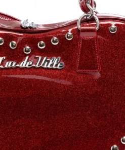 Lux De Ville Tainted Love Tote - Red Rum Sparkle 8 Lux De Ville Tainted Love Tote - Red Rum Sparkle
