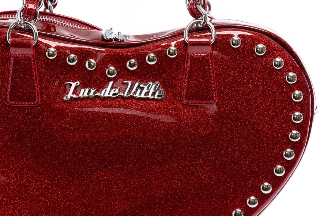 Lux De Ville Tainted Love Tote - Red Rum Sparkle 5 Lux De Ville Tainted Love Tote - Red Rum Sparkle
