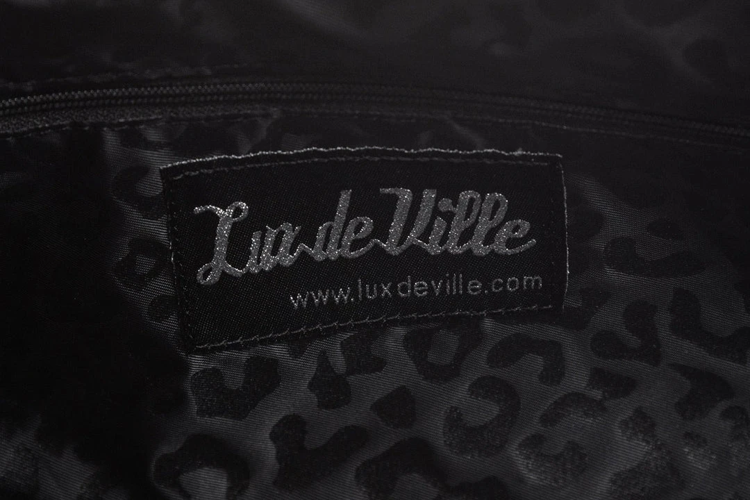 Lux De Ville Ahoy Kiss Lock Bag - Bashful Blush Sparkle 6 Lux De Ville Ahoy Kiss Lock Bag - Bashful Blush Sparkle