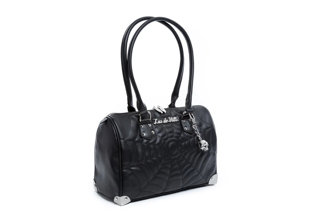 Lux De Ville Maltese Medium Tote - Black Matte 3 Lux De Ville Maltese Medium Tote - Black Matte