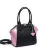 Lux De Ville Lady Lux Medium Tote - Black & Bashful Blush Sparkle 2 Lux De Ville Lady Lux Medium Tote - Black & Bashful Blush Sparkle
