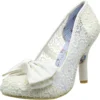 Irregular Choice Mal E Bow Shoes - Cream