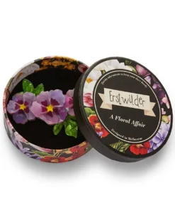 Erstwilder Purple Prose Brooch