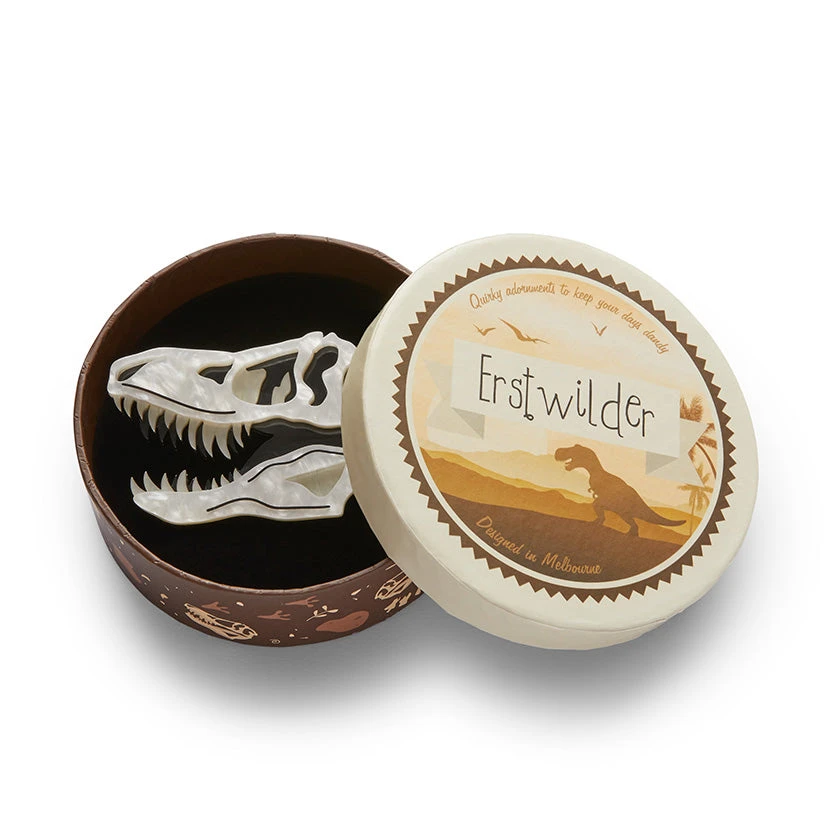 Erstwilder Dinosauria Bad To The Bone Brooch 4 Erstwilder Dinosauria Bad To The Bone Brooch