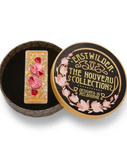 Erstwilder Art Nouveau Flower And Thorn Brooch