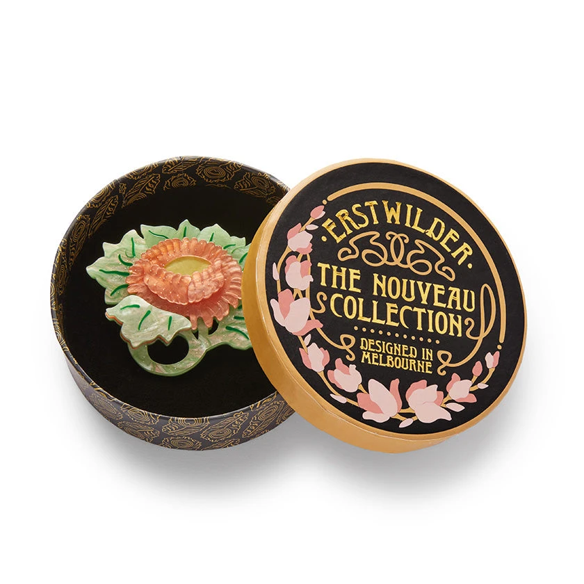 Erstwilder Art Nouveau November Reign Brooch 4 Erstwilder Art Nouveau November Reign Brooch