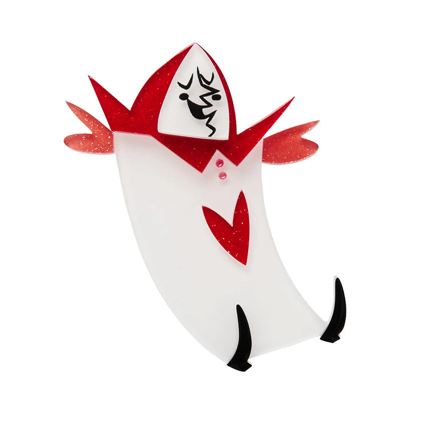 Erstwilder Kitschy Witch Alice's Wonderland Knave Of Hearts Brooch 3 Erstwilder Kitschy Witch Alice's Wonderland Knave Of Hearts Brooch