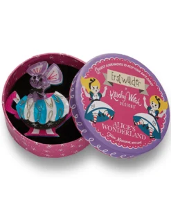 Erstwilder Kitschy Witch Alice's Wonderland What The Doormouse Said Brooch
