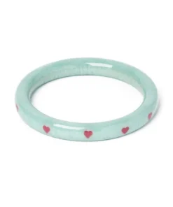 Splendette Valentine's Baby Doll Heart Bangle Narrow