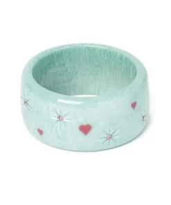 Splendette Valentine's Baby Doll Starburst Bangle Extra Wide