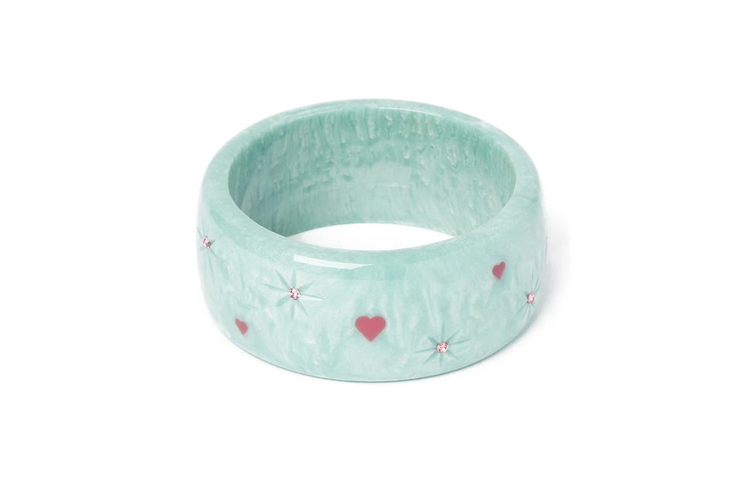 Splendette Valentine's Baby Doll Starburst Bangle Extra Wide - Duchess 3 Splendette Valentine's Baby Doll Starburst Bangle Extra Wide - Duchess
