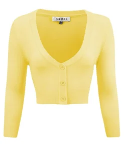 MAK Cropped Cardigan (Various Colours) Tops 15 MAK Cropped Cardigan (Various Colours) Tops