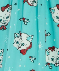 Sourpuss Clothing Sourpuss Christmas Kitties Cream Puff Dress 9 Sourpuss Clothing Sourpuss Christmas Kitties Cream Puff Dress
