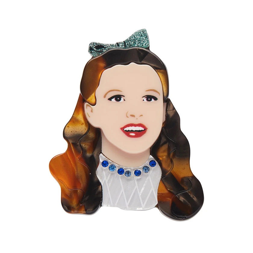 Erstwilder X The Wizard Of Oz Dorothy Gale Brooch 3 Erstwilder X The Wizard Of Oz Dorothy Gale Brooch