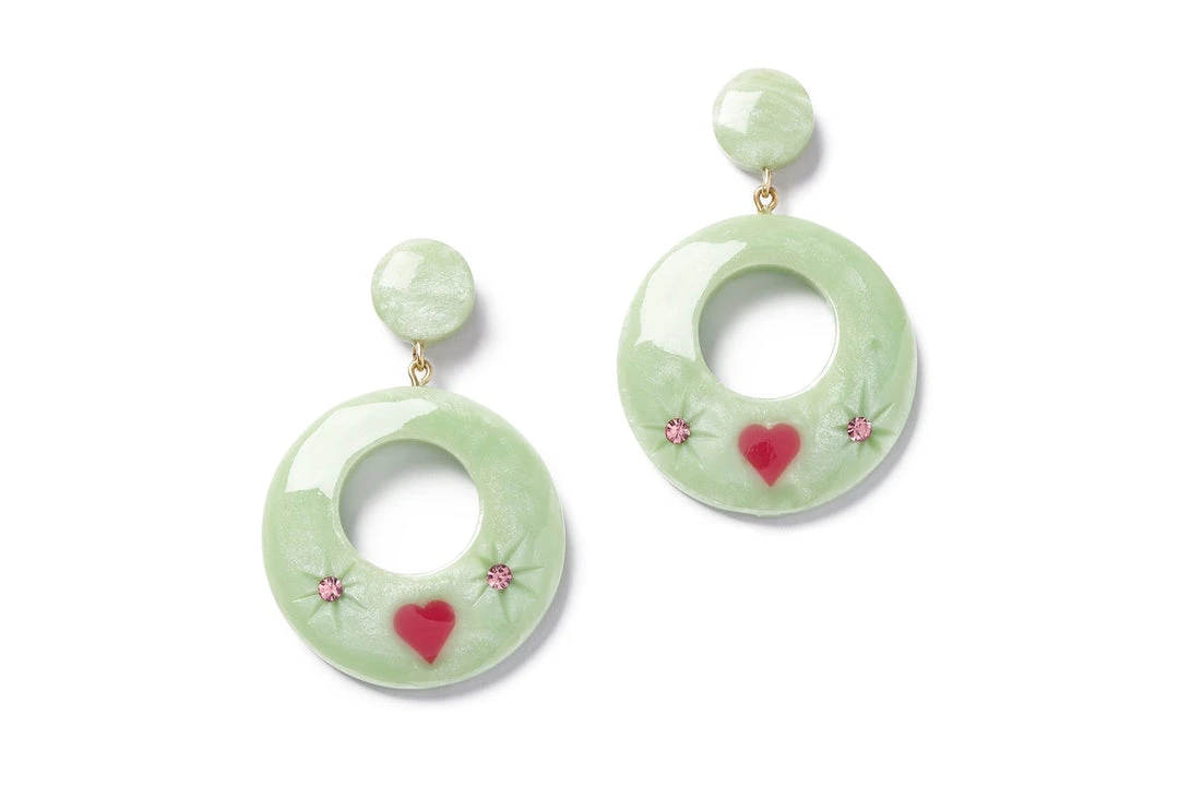 Splendette Valentine's Sweet Pea Starburst Earrings 3 Splendette Valentine's Sweet Pea Starburst Earrings
