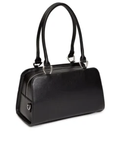 Lux De Ville High Roller Handbag - Black Matte With Electric Purple Sparkle 8 Lux De Ville High Roller Handbag - Black Matte With Electric Purple Sparkle