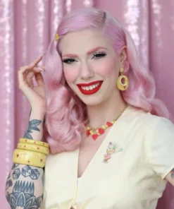 Splendette Valentine's Honey Bunch Starburst Bangle Extra Wide