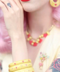 Splendette Valentine's Honey Bunch Starburst Bangle Midi