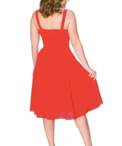 Timeless London Valerie Dress - Red Dresses