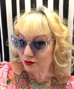 Suzie's Bombshell Boutique Accessories Bombshell Shades - Sweetheart (clear)