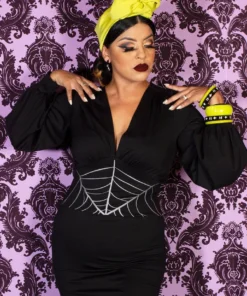 The Oblong Box Shop Cobweb CVLT Nadja Pencil Dress 7 The Oblong Box Shop Cobweb CVLT Nadja Pencil Dress