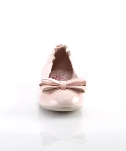 Pleaser Shoes Baby Pink Flats