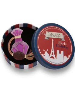 Erstwilder Paris Holiday Parfum D'Erstwilder Brooch