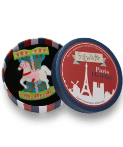Erstwilder Paris Holiday Trocadero Carousel Brooch
