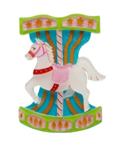 Erstwilder Paris Holiday Trocadero Carousel Brooch