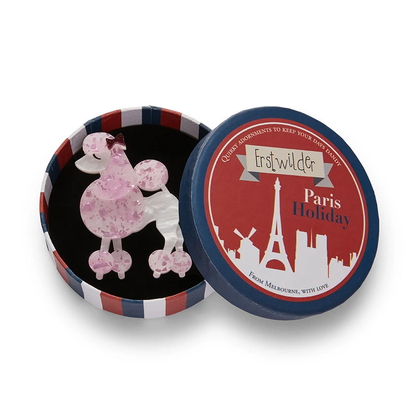 Erstwilder Paris Holiday Madame Caniche Brooch 4 Erstwilder Paris Holiday Madame Caniche Brooch